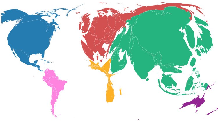 Страны по объёмам выбросов углекислого газа